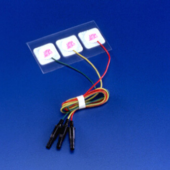 13953E ЭКГ электроды с проводами отведений
