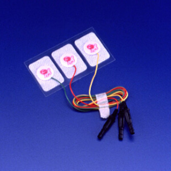 13952D ЭКГ электроды с проводами отведений